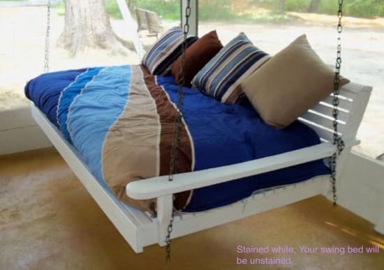 Cypress Porch SWING BED